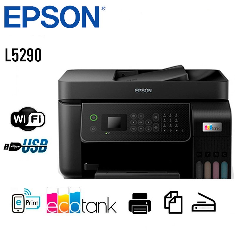 Impresora multifuncional 4 en 1 Epson EcoTank® L5290 
